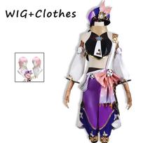 Dori Cosplay   Costume Anime Sexy Outfit Top Shorts Hat Sumeru Merchant Electro Halloween Party for Women Comic Con L-(Costume+Wig)