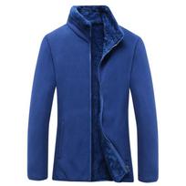 Women's Winter Plus Size Warm Jacket Wide Lined Padded Zipper Jacket Outdoor Windproof Jacket XS blue