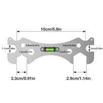 Portable Multifunctional Bathroom Stainless Steel Wrench Incurved Angle Levelling Wrenches Universal Shower Faucet Repair Wrench