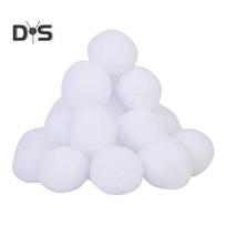20/50 vnt. Dirbtiniai sniego kamuoliai Žiemos šventės dekoracija Realistiškas sniego kamuolio dovanėlė vaikams Vidaus lauko namų biuro bendrabučio dekoras 20PCS white