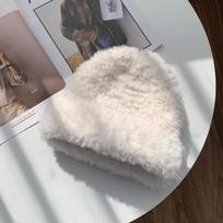 Nauja moteriška rudeniui ir žiemai pastorinta šilta imitacinė kailio ausų apsauga megzta kepurė Vilna kepuraitė Mados tendencija moteriška kepurė one size (54-58 cm) black