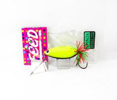Feed Spin 26 Hand Made Wood Frog Floating Lure 26 grams 10 (1010)