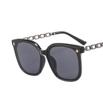 Tide sunglasses with round face, big box, square, advanced sense sunglasses, women's tide glasses with big face, small sunshade sunglasses in summer. juoda