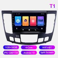 Car Radio Android Auto Carplay For Hyundai Sonata NF 2008-2010 Multimedia Player Head Unit Stereo GPS Navigation BT WIFI 2+32GB 1+16GB,A black