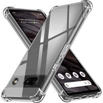 Skaidrus telefono dėklas Google Pixel 9 Pro XL 7 6 Skaidrus smūgiams atsparus dangtelis Google Pixel 9Pro 8 A 8A 6A 7A Smūgiams atsparus minkštas Pixel 9 Pro XL gryna