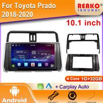 Android CarPlay Automobilinė GPS Navigacija 5G LTE WiFi DSP Stereo Automobilio Radijas Toyota Land Cruiser Prado 150 2018 - 2020 Galvos blokui 4 core 1GB+32GB carplay