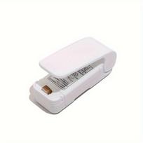 Portable Bag Heat Sealer, Plastic Package Storage Bag Snack Sealer Clip Mini Sealing Machine Handy Sticker Seal For Food Snack Gadgets balta
