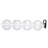 1/2PCS Ice Box Ice Cream Maker Tool 4 Hole Cube Makers Round Ice Hockey Ball Ice Mould Bar Kitchen Accessories Ice Ball Mold white