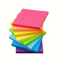 300/360Pcs Morandi Colors Lined Sticky Notes High-Quality Strong Adhesive Residue-Free Smooth Writing Easy To Remove Sticky Notes B pink