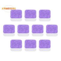 Washer Cleaning Tablet,Professional, Easy To Use, Effective, Effervescent Tablets, Home Supply 10 Pcs white