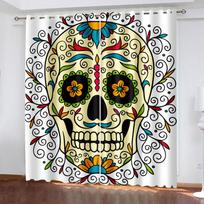 Svetainės Miegamojo Užuolaida Sena Paslaptinga Didelio Rašto Užuolaida Namų Dekoravimas Tinka Berniukų ir Paauglių Kambariui W132cm x H160cm&Hook