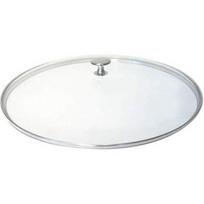 Staub Fonte 1521696 Couvercle Verre 16 cm + Bouton Nickèle
