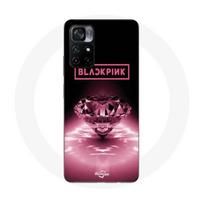 Coque Maniacase pour Xiaomi Poco M4 Pro 5G blackpink diamond noir et rose