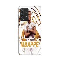 Case - Maniacase - Samsung Galaxy A52 - Kylian Mbappe - Black - Soft juoda