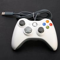 USB laidinio valdiklio žaidimų pultai, skirti Xbox 360 – žaidimų rankena (baltas) balta