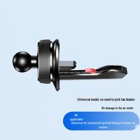 2024 Universal Car Air Vent Phone Holder for Navigation Spiral hook clip, 1 single air outlet clip black