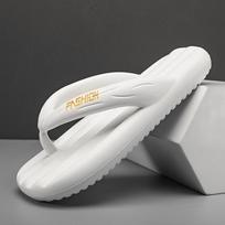 Fashion Thong Flip Flops Men Cloud Slippers Summer Shoes 2024 Memory Foam Pillow Slides Orthopedic Clip Toe Arch Support Beach Sandals 44-45 juoda
