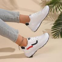 Fashion for Women Shoes Shipping  Replica of Shoes Lady Sneakers Woman 2024 Trend Lady's Tennis Original Brand Women's Sneakers 35 raudona