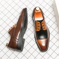 Madingi Rankų Gamybos Vyriški Wingtip Oksfordo Batai Juodi Jaunikio Vestuviniai Batai Vyriški Formalūs Odiniai Batai Klasikiniai Verslo Formalūs Vyriški Šokių Batai 39 black