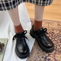 Fashion Japanese School Uniform shoes Jk Student Shoes Girls Women Kawaii Lolita Soft Girl Round Toe lolita Platform Mary Jane Shoes 8 juoda