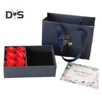 Amžinų rožių dovanų dėžutė Išsaugotos gėlės Papuošalų dėžutė moterims Žmona Mama Gimtadienis Motinos diena Valentino dienos Kalėdų dovana A