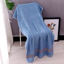 Luxurious Soft & Absorbent Cotton Bath Towel - No Fragrance, Ideal for Home Use, Perfect Gift for All Occasions 140*70cm gray