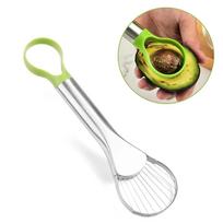 Fruit Splitter Avocado Knife Gadget Home Cutter Gadgets Cutting Artifact Dragon Fruit Stainless Steel Slices Kitchen Utensils šviesiai žalios spalvos