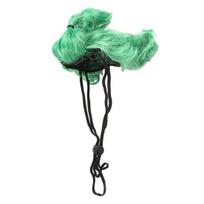 Pet Wig Adjustable Realistic Dogs Cats Fancy Dress Up Wig Cosplay Costume Pet Hair Accessories blue