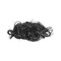 Curly Hair Decoration Dog Toys Black Explosive Head Cute Headgear Wigs  Small Medium Dog black