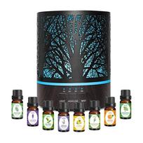 Essential Oil Diffuser Aroma Humidifier 300Ml Ultrasonic Air Water Vaporizer for Large Room Electric Fragrance Diffusers CHINA black