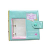 3 Inch Mini Photo Album 3-ring Binder Hollow Photocard Holder Book 40 Pockets Great Gift for Friends Birthday Shower white