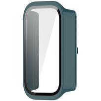 Kieto kompiuterio dėklo stiklas, skirtas Xiaomi Band 9 aktyvaus grūdinto stiklo apvalkalo ekrano apsaugai Priedai, skirti Redmi Band 3 viso dangčio buferiui For Xiaomi  band 9 active žalia