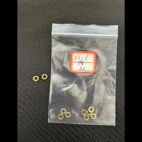 10pcs/Lot Mini Plane Axial Ball Bearing Ceramic Steel Thrust Copper Protection Folding Knife Accessories Copper-ceramic ball