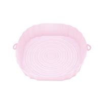 Silicone Air Fryer Basket Airfryer Oven Mold Baking Tray Pizza Fried Chicken Basket Reusable Pan Liner Accessories