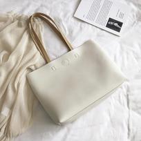 Moterims Madingi PU Odiniai Pečių Krepšiai Didelės Talpos Moteriški Laisvalaikio Tote Krepšiai Lady Paprastas Vienspalvis Pirkinių Rankinis Krepšys (30cm<Max Length<50cm) beige