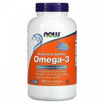 Now Foods - OMEGA-3 FO 1000mg 180/120 FISH GELATIN,  200 SGLS