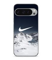 Coque - MANIACASE - Google Pixel 9 Pro XL - Silicone - Souple - Nike Logo Mountain Fly juoda