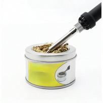 1 vnt. Valymo kamuoliukas Desoldering lituoklio tinklelio filtras Valymo antgalio galiukas Varinės vielos valymo kamuoliukas Metalo šlako dėžutė Valymo kamuoliukas auksas