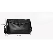 Genuine Leather Men's Casual Shoulder Bun Top Layer Cowhide Business Large Capacity Crossbody Bag Fashion Casual Soft Cowhide Backpack juoda