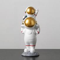 Family Astronaut Desktop Decoration Astronaut Series Office Nightstand Living Room Home Decoration Male Gift white