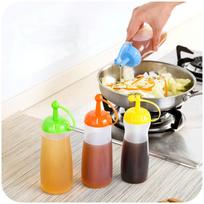 ADM vanzlife Kitchen oiler leakproof seal food grade vinegar pot seasoning sauce ketchup bottles beige