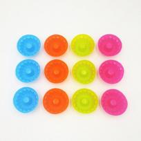 Baking Accessories 12Pcs Food Grade Pudding Jelly Doughnut Mold Silicone Cake Mould Non-toxic ADM 1 Set yellow