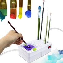Paint Brush Cleaner Cleaning Tool Rinser Gift Pen Washing for Calligraphy brown