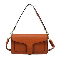 Fashionable Caviar Small Square Bag Diagonal Cross Womens Handbag Leather Shoulder Bag Shopping brown