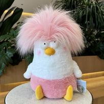 Silly Chicken Doll Plush Toy Rag Doll Vegetable Doll Companion Pillow Funny Holiday Gift for Girls One Size rožinė