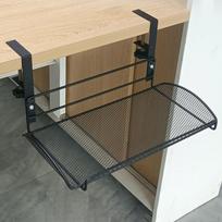 under Desk Cable Management Tray,Cable Tray Rack,Desk Wire Management,under Cord brown