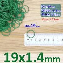 Skersmuo 19–43 mm Žalios, elastingos guminės juostos, tiekiami ištempiami O žiedai 50Pcs white