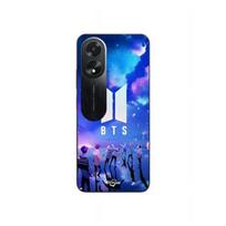 Case for Oppo A58 - MANIACASE - BTS group symbol army - Flexible - Black - Unisex