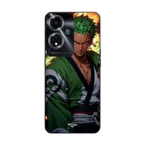 Case for Oppo A59 5G One piece Zoro manga anime 3D art Maniacase juoda