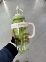 1300 ml didelės talpos sportiniai vandens buteliai Mieli nešiojami šiaudiniai vandens buteliai, skirti lauko sportui kelionėms, fitneso gertuvėms 1.3L